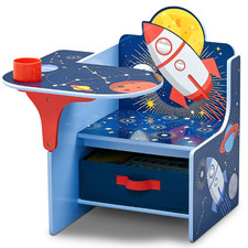 Delta Children Space Adventures Chair Desk with Storage Bin
