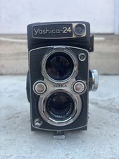 Yashica 24 TLR Vintage Medium Format Camera Shutter Works Not Film Tested As-is