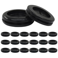 1 Inch Id X 1-14 Inch Rubber Grommets 15pcs Black Double Sided Rubber Plugs