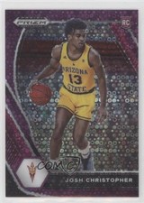 2021 Prizm Draft Picks Variation Purple Circles 37/50 Josh Christopher #22 1bi0