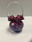 FENTON - S. STEPHENS (HP) HONOR COLLECTION MULBERRY BASKET - LE#348/1950