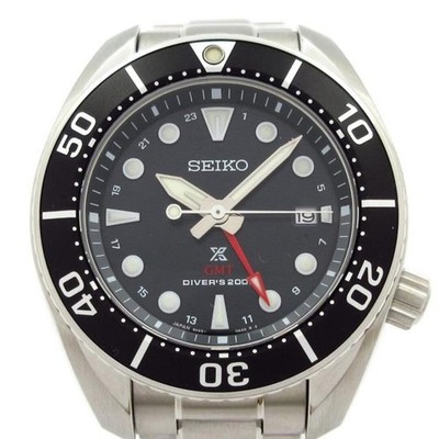 SEIKO (Seiko) Excellent Condition Watch Prospex GMT 5K65 0AA0 Men's Black