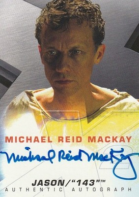 X-MEN X2 (2003) - MICHAEL REID MACKAY (JASON / ''143'') AUTOGRAMMKARTE