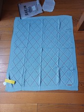 Shein Mi Mi Xiong 1pc Comfortable And Simple Knitted Baby Blanket All Seasons 