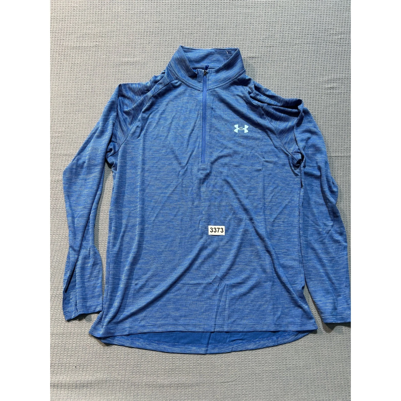Under Armour Tech Textured 1/2 Zip Mens Sz M Blue