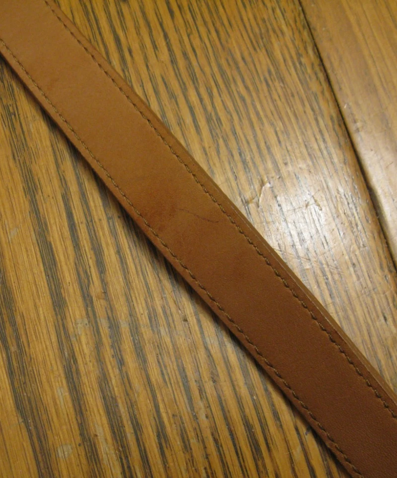 Vintage 35 1/2" light brown REPLACEMENT STRAP perfect for Fossil, Coach, etc - Image 3 of 4