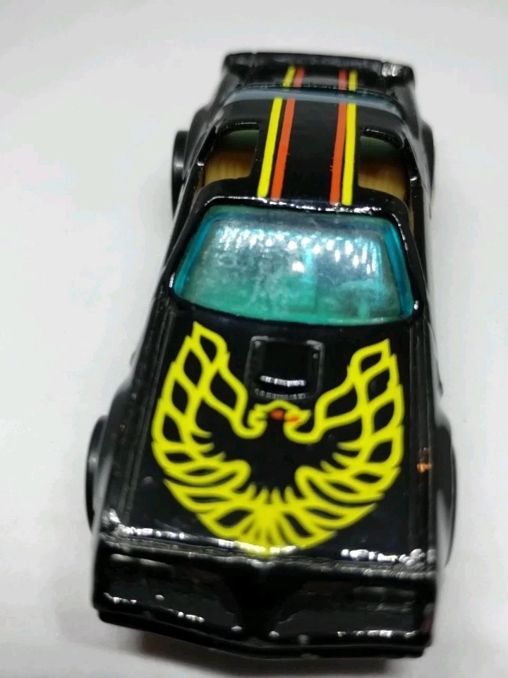 Vintage 1977 Hot Wheels Hot Bird Trans Am Black w/Blackwalls - Blue Windows - Image 4 of 4
