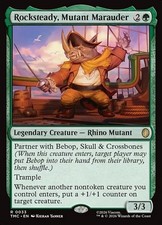 *MtG: ROCKSTEADY, MUTANT MARAUDER - CMD Teenage Mutant Ninja Turtles Rare*