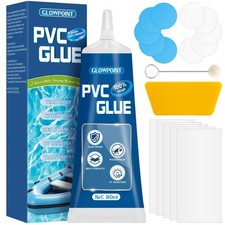 Air Mattress Repair Kit, Waterproof  UV Resistant Inflatable Patch Repair Ki...