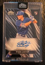 Evan Carter Chrome 2024 Black Auto