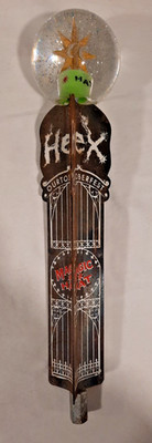 MAGIC HAT HEX OURTOBERFEST BAR DRAFT BEER TAP HANDLE 12'' TALL. MAN CAVE BREWERY