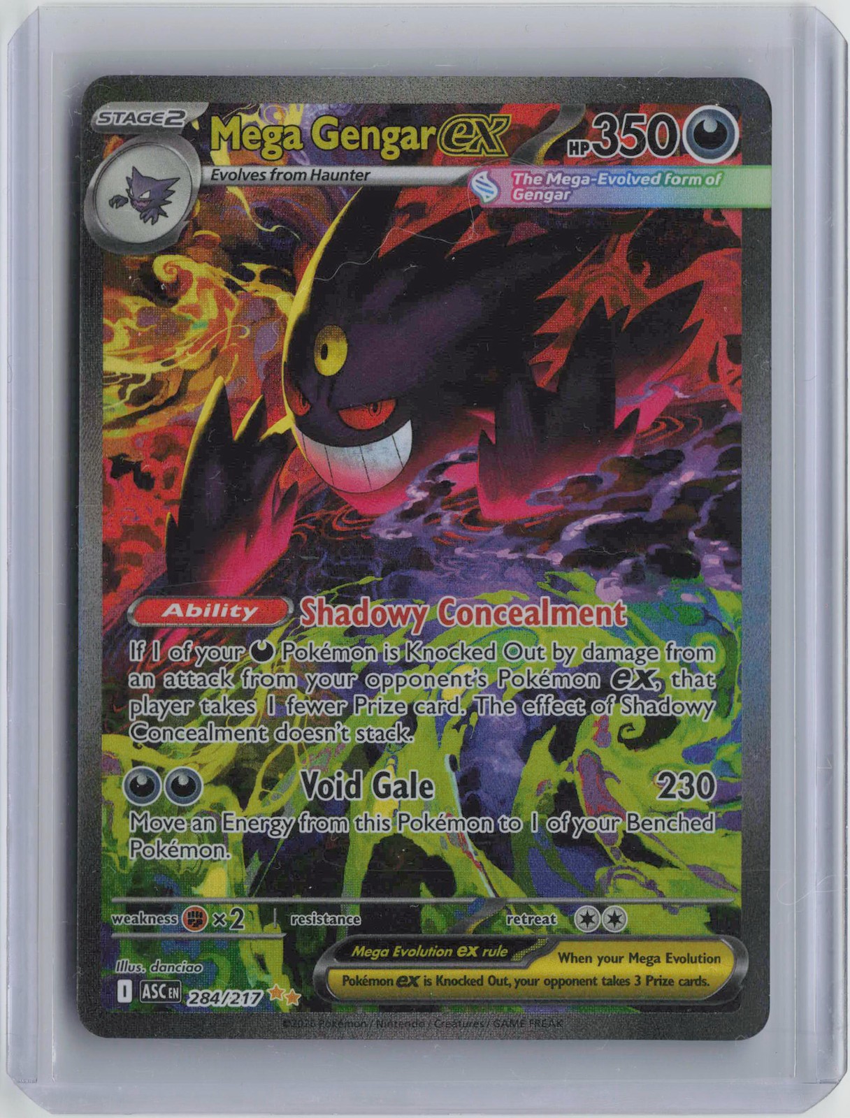 Mega Gengar ex 2026 Mega Evolution: Ascended Heroes #284/217