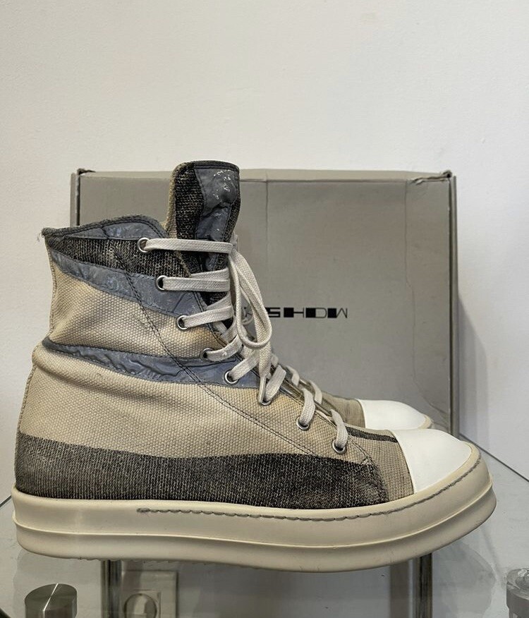 Rick Owens Drkshdw 2015 Reflective 3M Ramones High | eBay