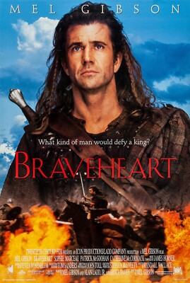 Braveheart movie poster (b) - 11 x 17 inches - Mel Gibson | eBay