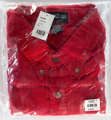 Trading Spaces Button Down Shirt Mens 2XL Red TLC TV Show Television Rare USA