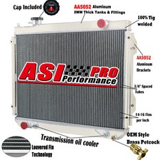 3 Row Aluminum Radiator For 1995-2004 2000 2001 Toyota Tacoma 2.7l L4 3.4l V6 At 3 Row Aluminum Radiator For 1995-2004 2000 2001 Toyota Tacoma 2.7l L4 3.4l V6 At