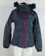 Trespass Go Further Women's Blue/pink Jacket W/removable Hood & Fur
