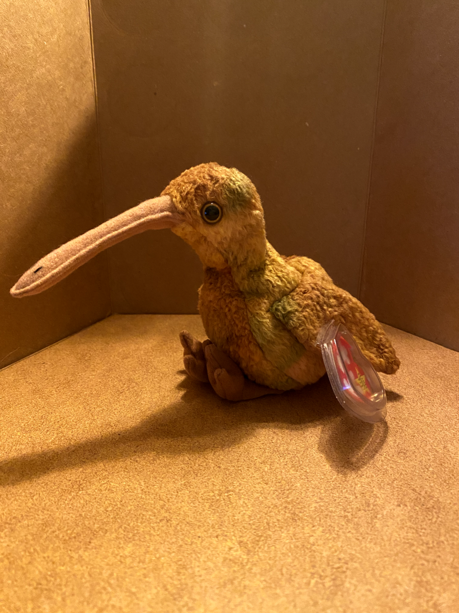 Ty Beanie Baby Beak the Kiwi Bird SUPER RARE LIMITED EDITION Mint