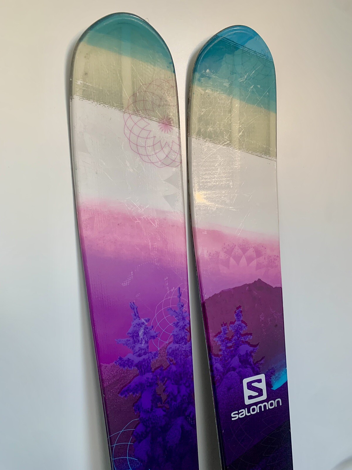 Sci da donna Salomon Q 96 lumen freeride 170 cm ( 1 volta)