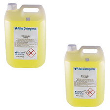 Dishwasher Liquid Atlas Dishwasher Detergent Liquid Solution 2 x 5 Litres Dish