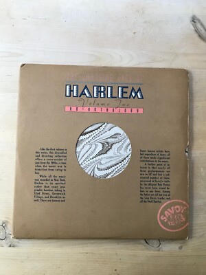 THE CHANGING FACE OF HARLEM VOLUME TWO AN ANTHOLOGY 12'' DOUBLE LP