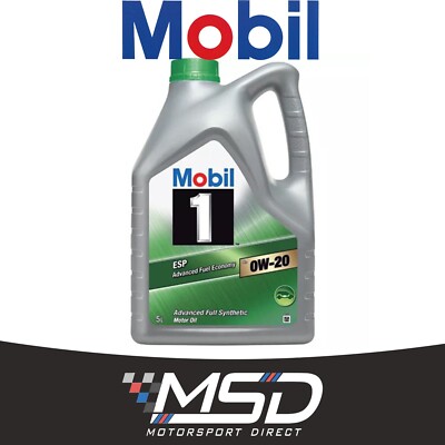 Mobil 1 ESP X2 5L Engine Oil 5 Litre 0W20 Fully Synthetic - Mobil