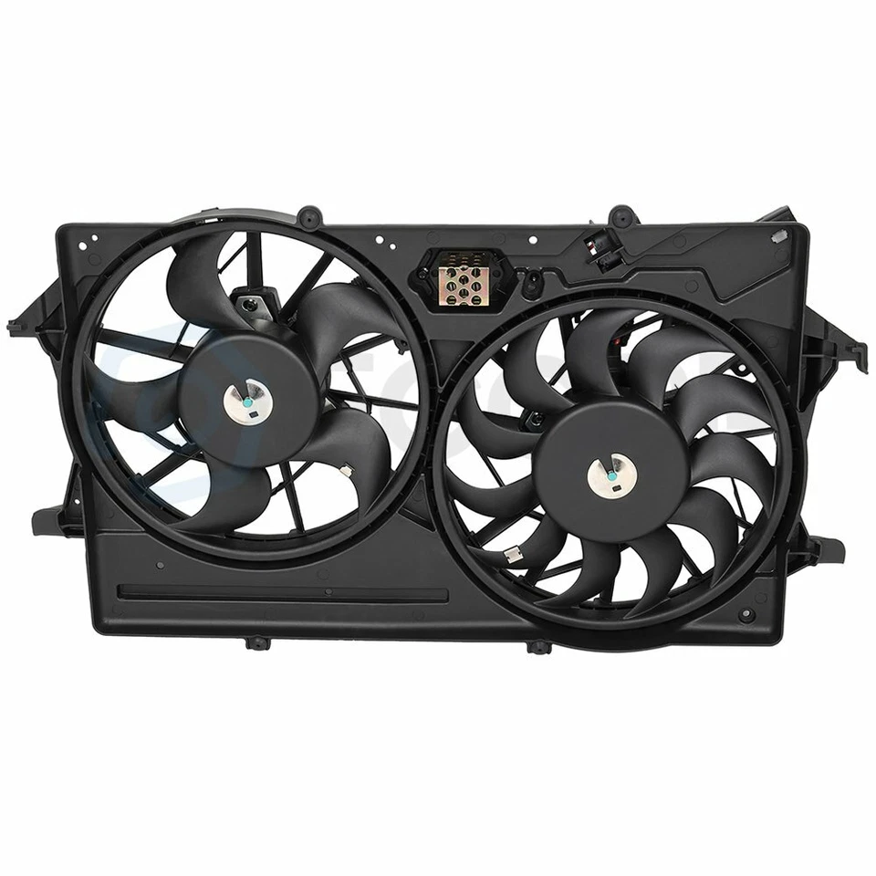 Radiator Condenser Cooling Fan Assembly For 2000 2001-2004 Ford Focus 674-00749 Foto 2 de 4