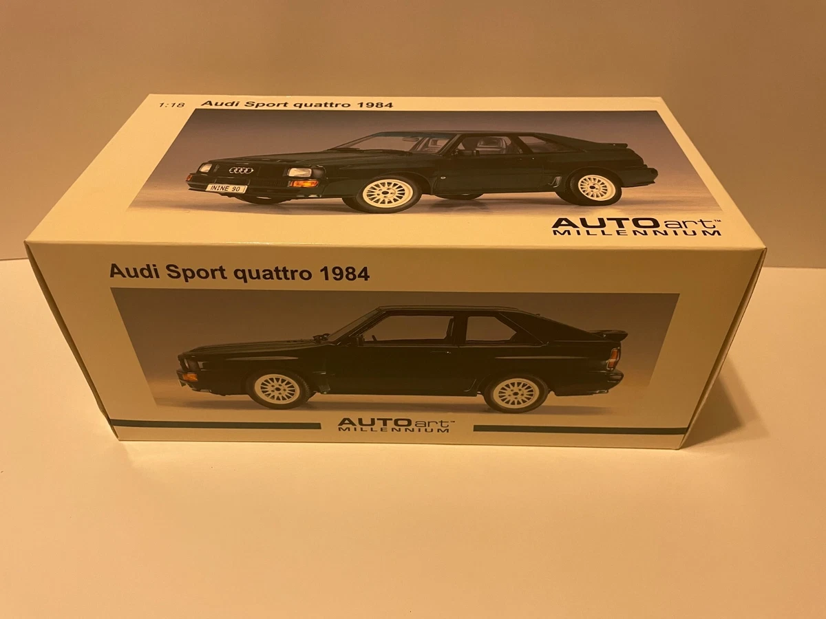 AUTOart Audi Sport Quattro 1984 1/18 Diecast Green Millenium | eBay