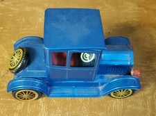 Made in Japan Vintage Antique AX-123 Tin Litho Friction Touring Car Approx 6.5  