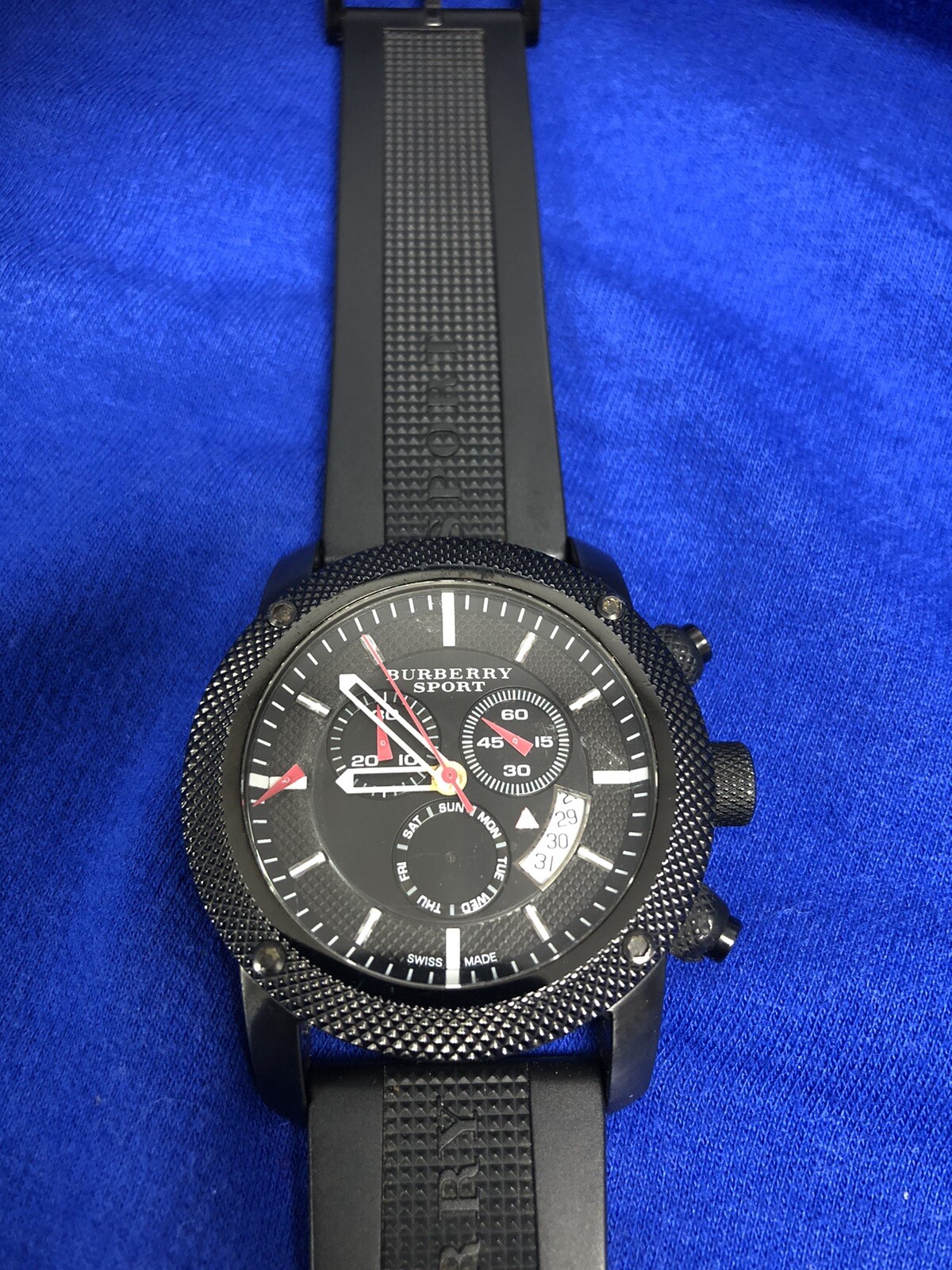 Burberry Sports Chronograph Model BU7701 eBay