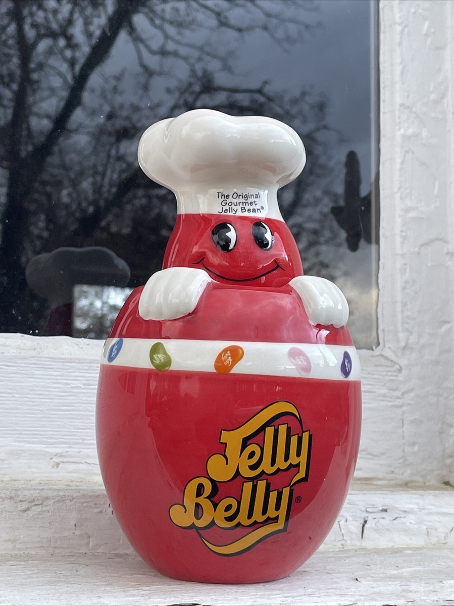 Vintageヴィンテージ Jelly Bean Bernie 約38cmマルチ Jelly Belly The Original Gourmet Jelly Bean Jar Canister Red