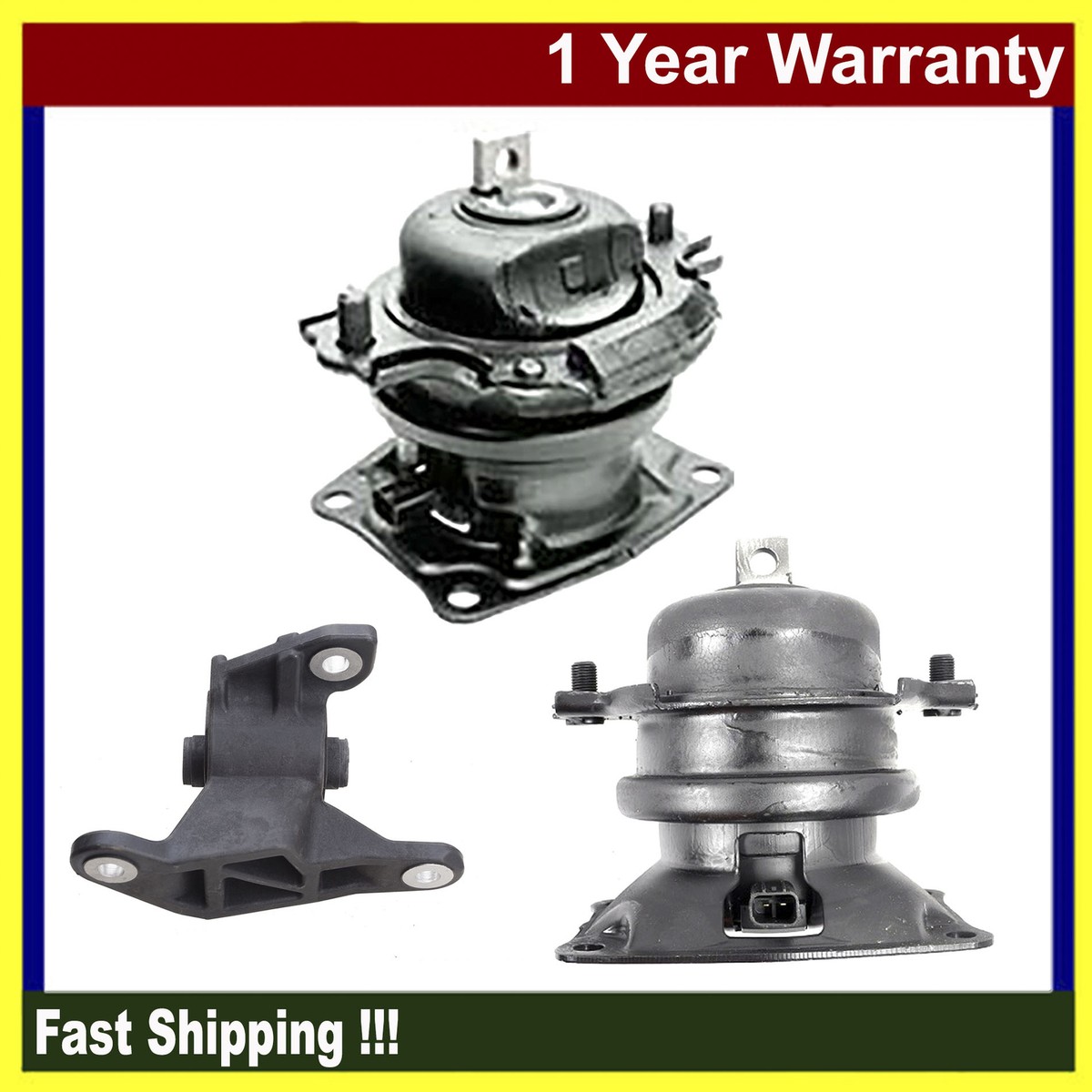 4-Piece Engine & Transmission Mount Set For Honda Odyssey 3.5L Auto (2011-2017) – TOM AUTO PARTS