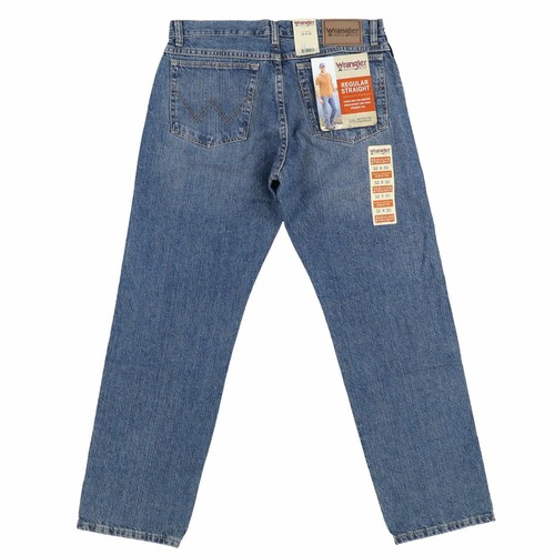 Wrangler Jeans Mens Rugged Wear Regular 