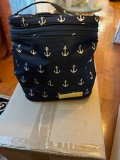 JuJuBee Makeup Toiletries Organizer Anchor Design 8x8.5"