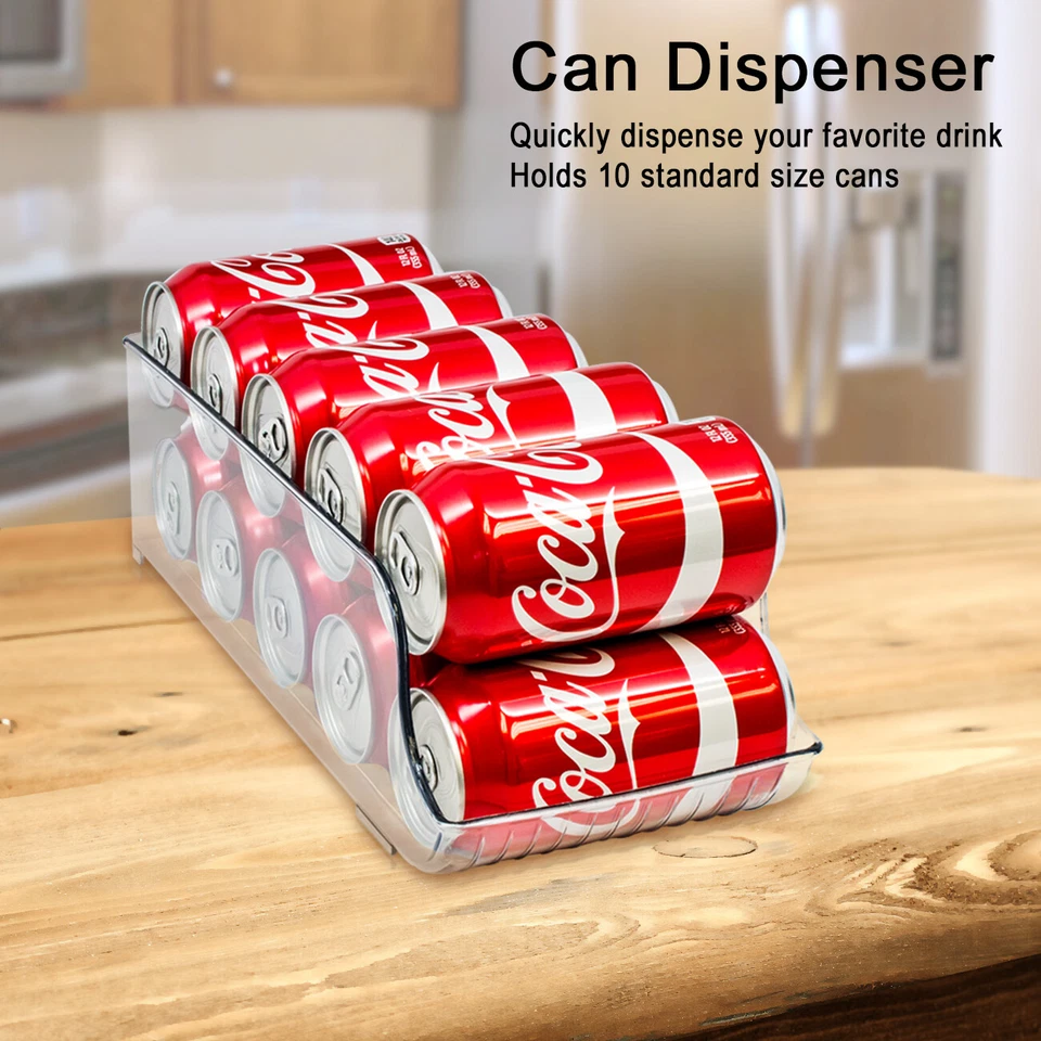 6 Pack Refrigerator Organizer Bins Set - Fridge & Pantry Clear Stackable Storage - Image 3 of 4