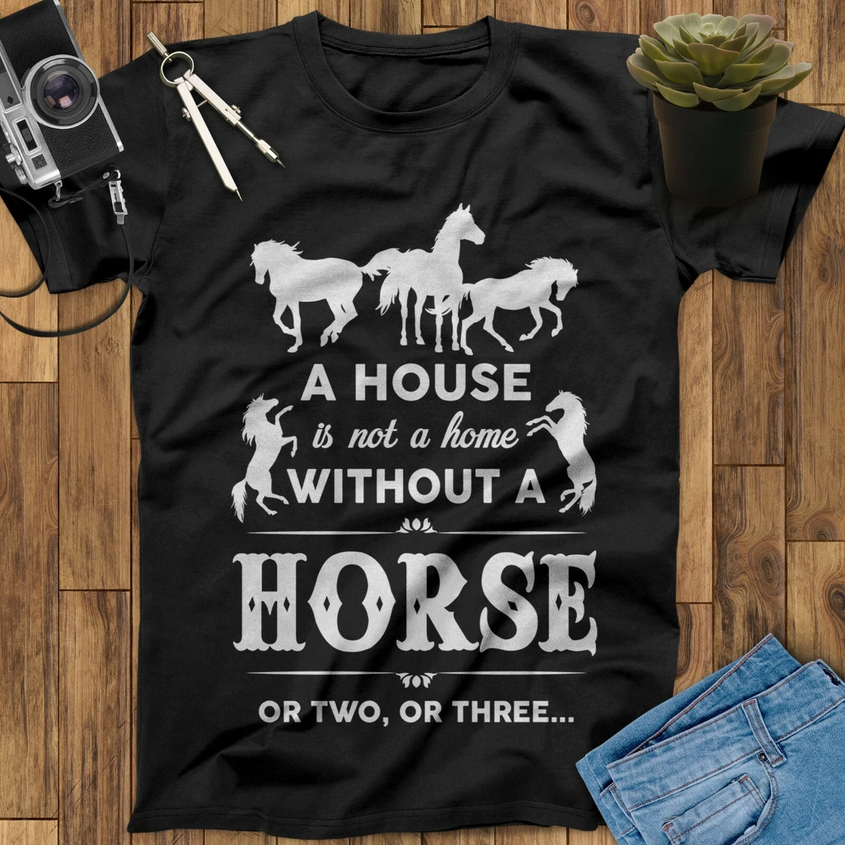 Funny horse sales t shirts