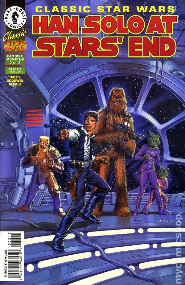 Classic Star Wars Han Solo at Stars' End #2 VF 8.0 1997 Stock Image