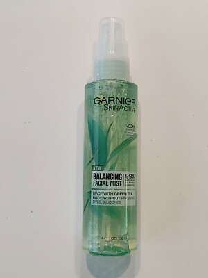GARNIER SkinActive Balancing Facial Mist with Green Tea  Vegan Formula 4.4 fl oz
