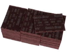 3M 7447 7447B Scotch-Brite™ Maroon Hand Pads, 60 PADS, "FREE UPS SHIPPING"