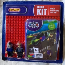 Build Kit Blokko Police Department 18 Pieces Ages 6+ Compatible w/ Other Brands