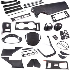Real Dry Carbon Fiber Interior Dash Trim Cover Set Fits GR86 BRZ 2022-2025