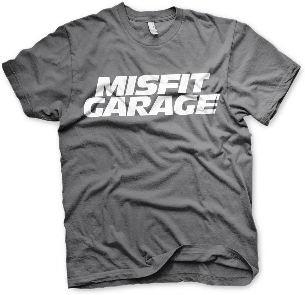 Футболка с логотипом Misfit Garage DC-1-MG012-H81-9