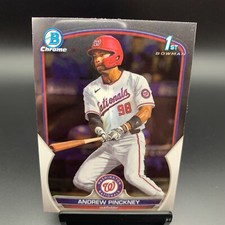 2023 Bowman Draft 1st Bowman #BDC-40 Andrew Pinckney Washington Nationals