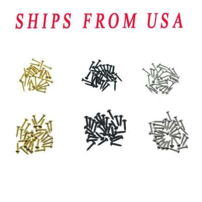 30pcs Stainless Steel American #2/#3 Phillips Guitar Tuners Machine Head Screws