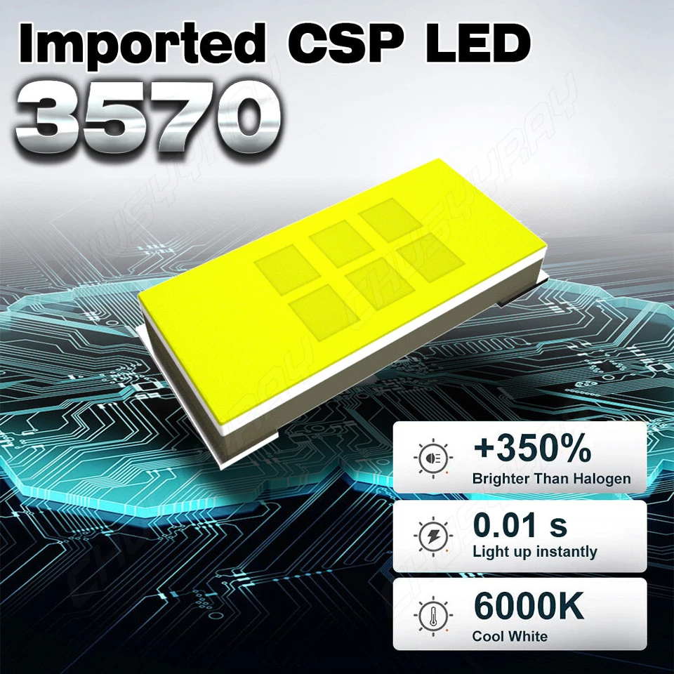 Пара для Mercedes Benz CLA250 CLA45 AMG 2014-2016 H15 FARO LED Luz de carretera - Изображение 3 из 4