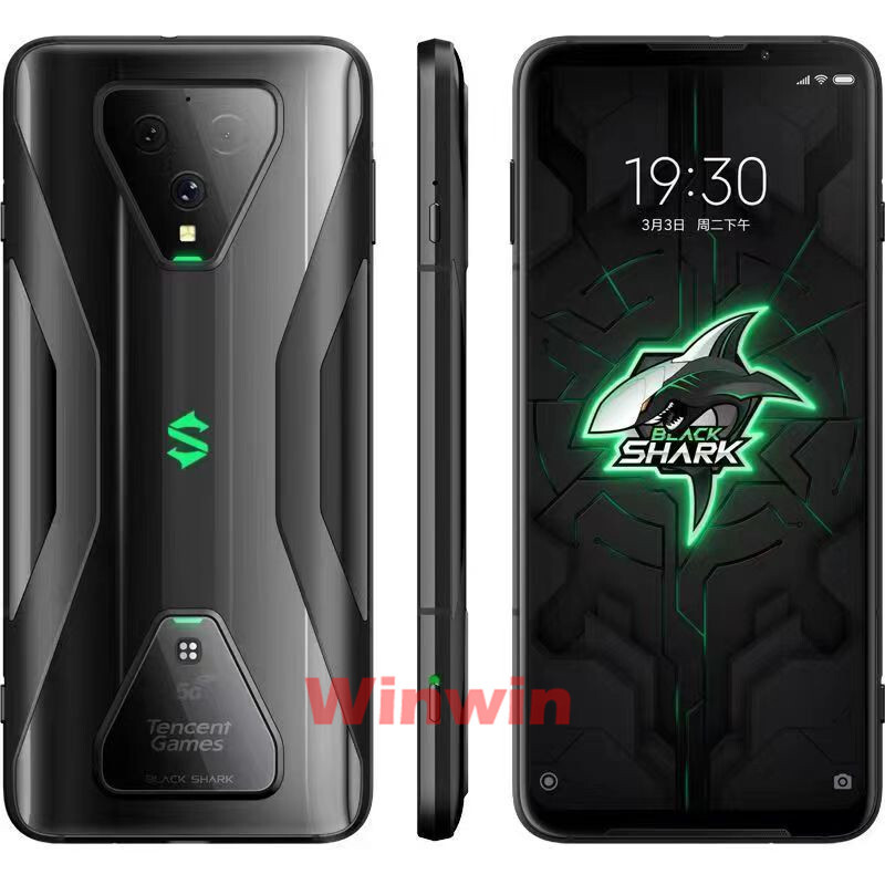L53 SIMフリーblackshark 3 128GB KLE-H0 Xiaomi Black Shark 3 Gaming Cell phone 8GB/12GB RAM 128GB/256GB
