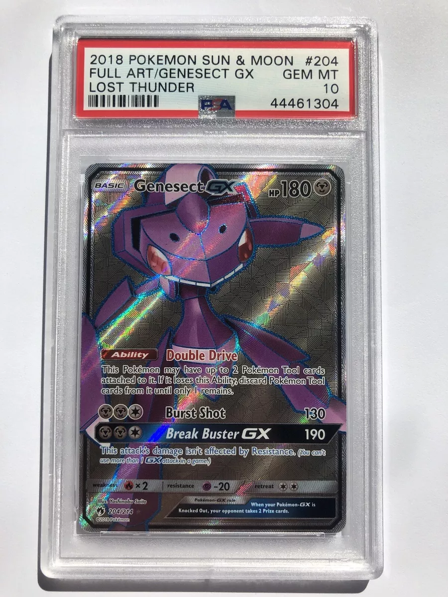 Genesect GX - Lost Thunder Pokémon card 204/214