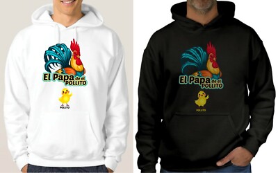 El Papa de El Pollito T-Shirt Spanish Short Sleeve Rooster Dad chick son tee