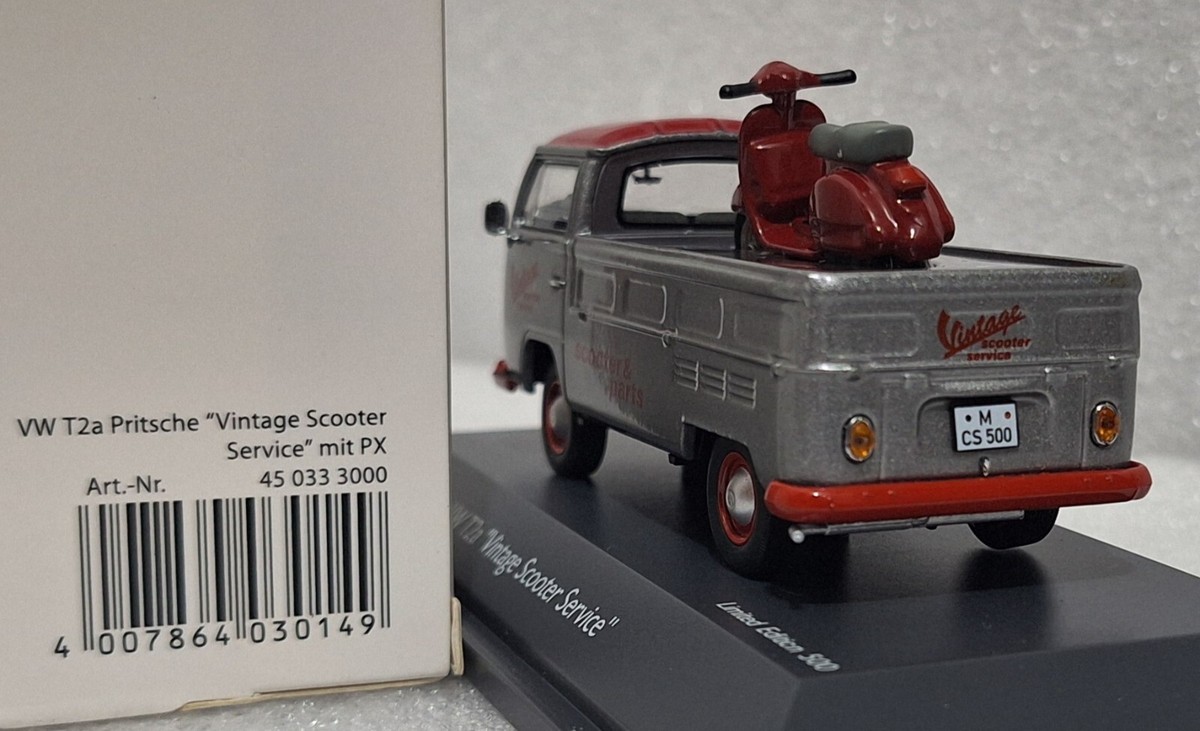 Miniature Volkswagen Combi 1/43 Schuco T 2 A Bus Ptt Messwagen Grise Miniature Volkswagen Combi 1/43 Schuco T 2 A Bus Ptt Messwagen Grise
