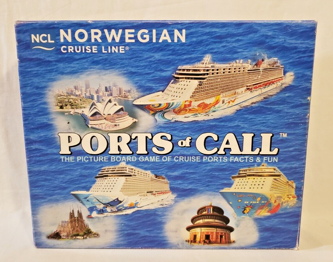 NCL Norwegian Cruise Line Ports Of Call Picture Board Game | eBay